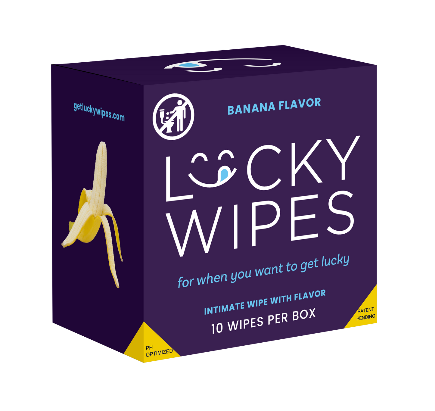 Banana Flavored Lucky Wipes for Males