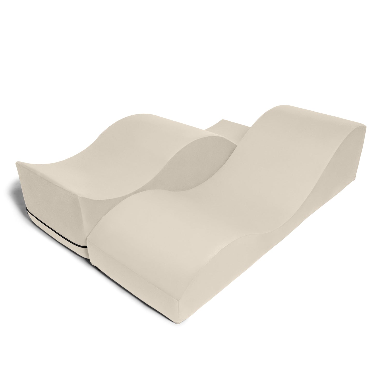 A buckwheat Equus Wave, Bedroom Furniture by Liberator folded out against a white background.