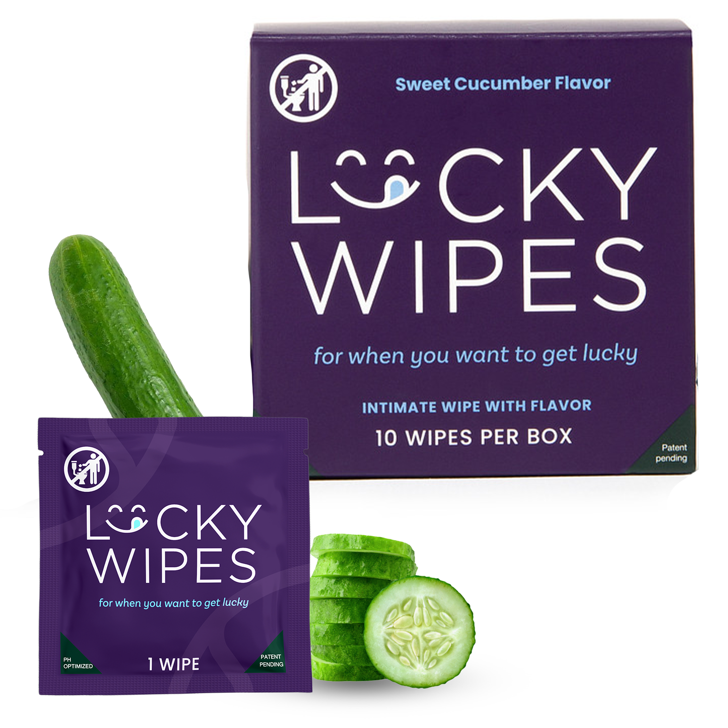 Sweet Cucumber Flavored Wipes for Males