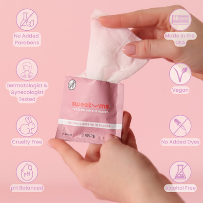 Grape Flavored Intimate Feminine Wipes