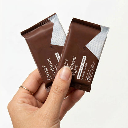Mini Deodorant Wipes | Coconut Vanilla | 9PK