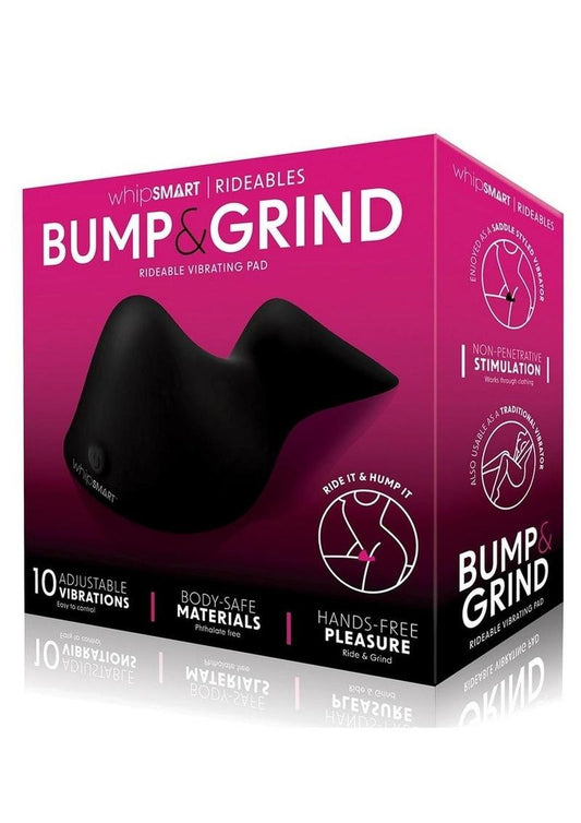Whipsmart Bump & Grind - Rideable Vibrating Grinding Pad - Black
