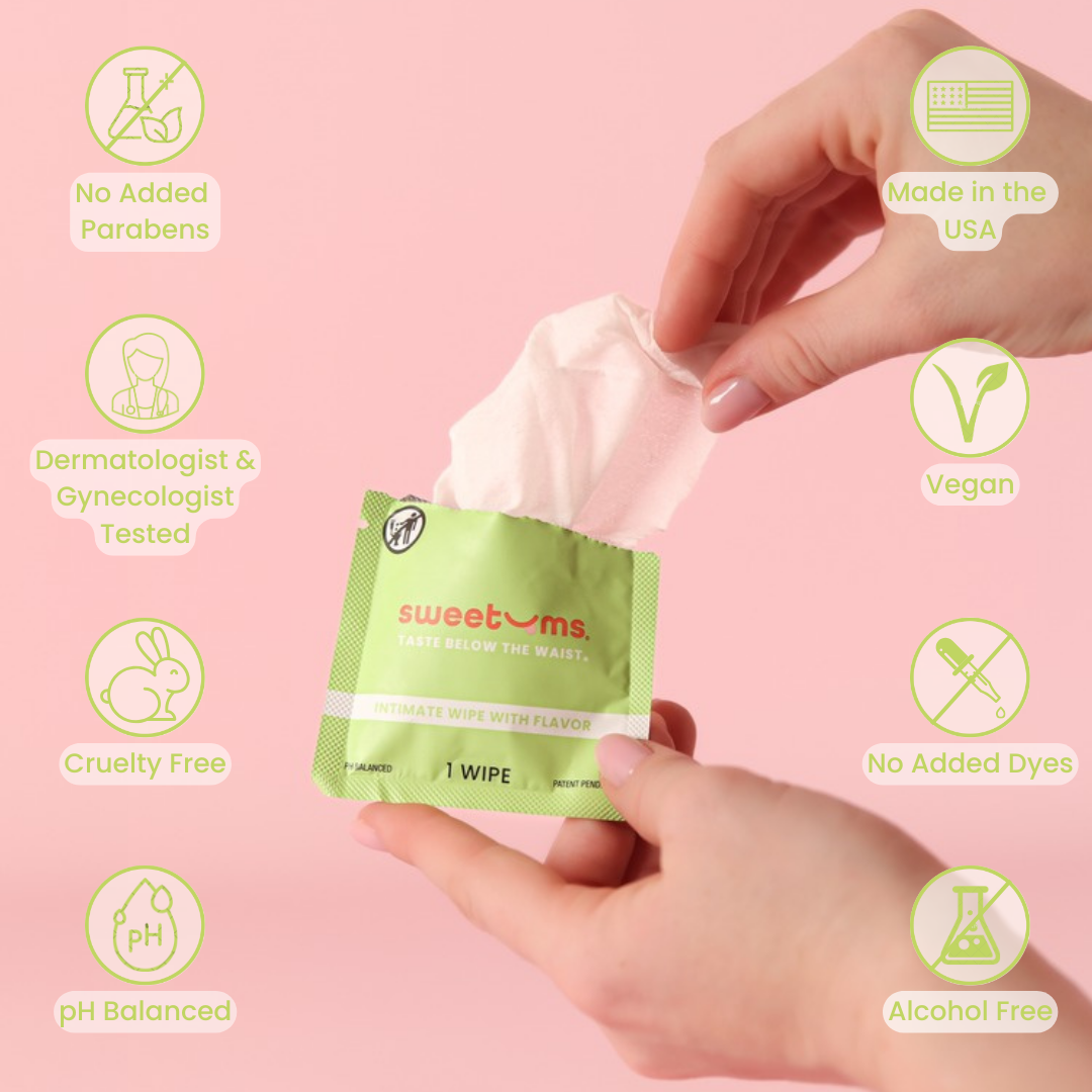 Watermelon Flavored Intimate Feminine Wipes