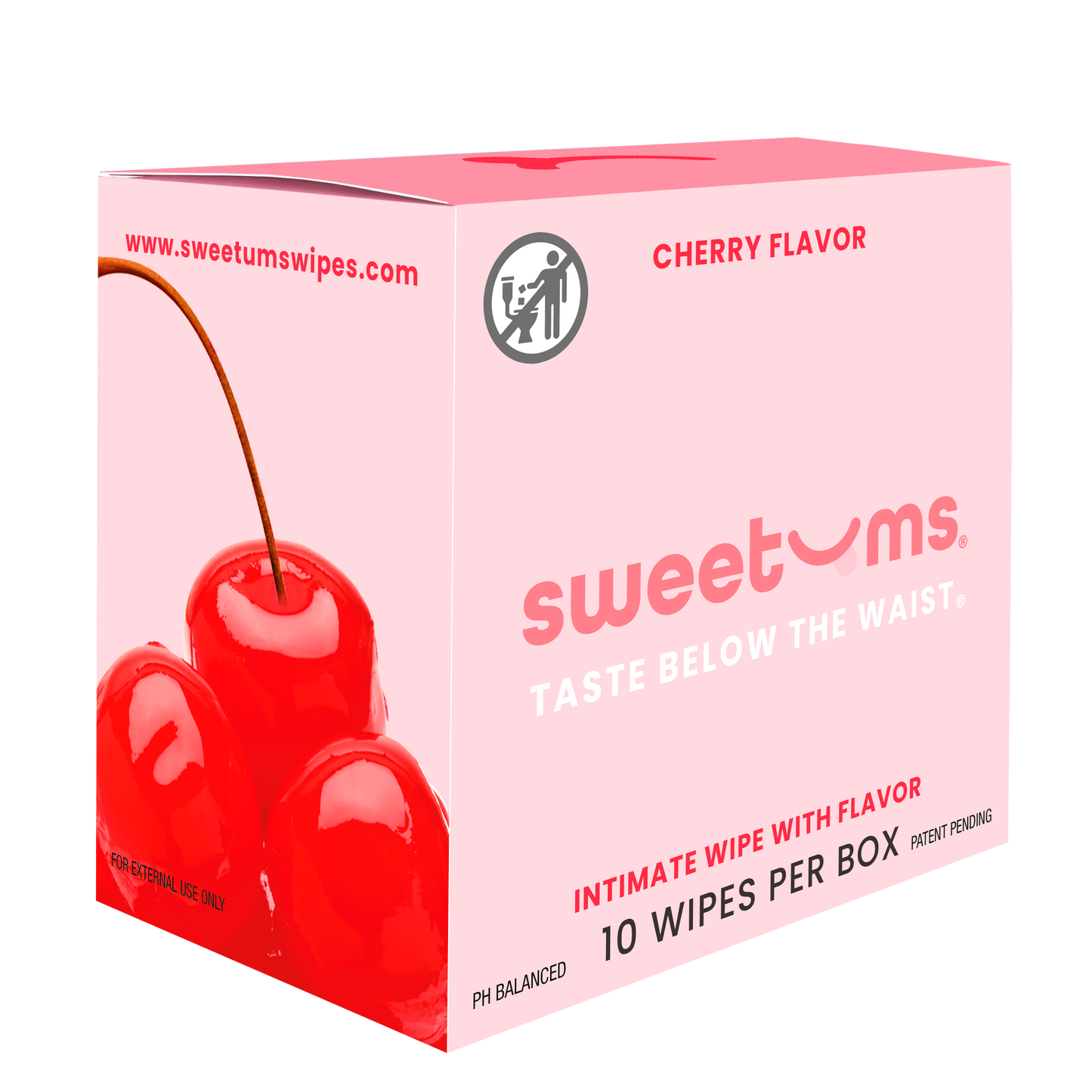 Cherry Flavored Intimate Feminine Wipes
