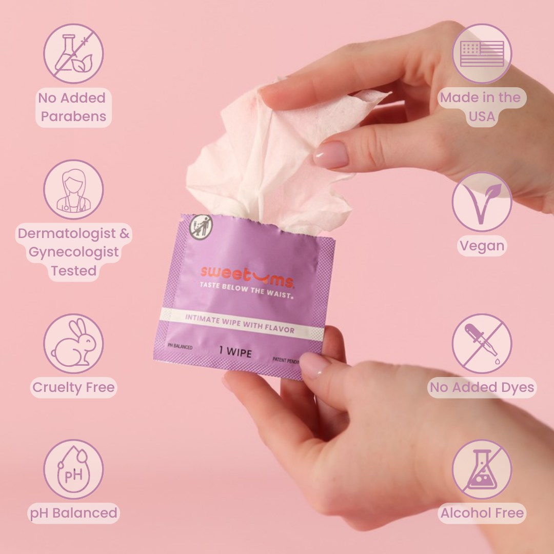Honey Lavender Flavored Intimate Feminine Wipes