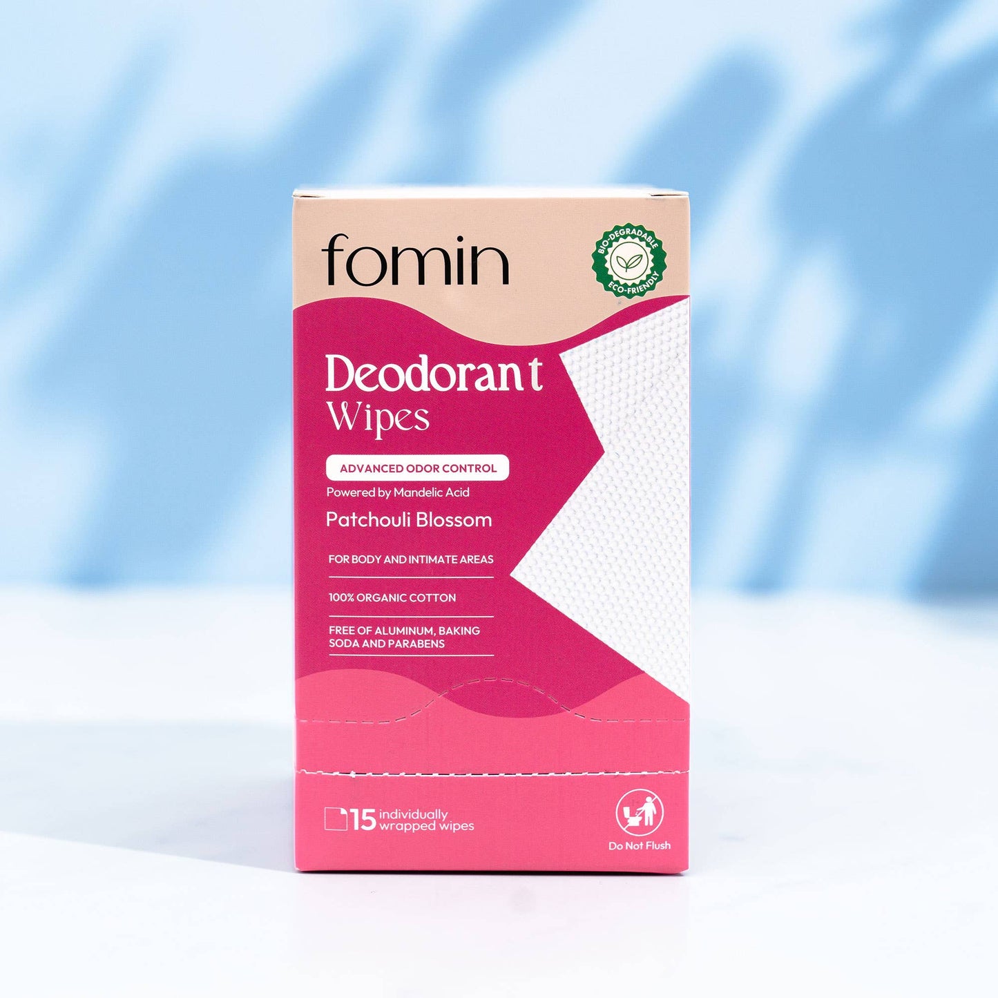 Acidified Deodorant Wipes