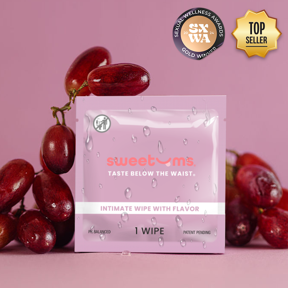 Grape Flavored Intimate Feminine Wipes