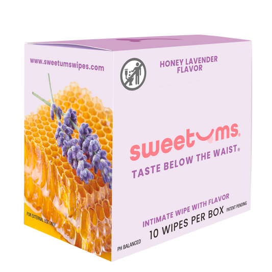 Honey Lavender Flavored Intimate Feminine Wipes