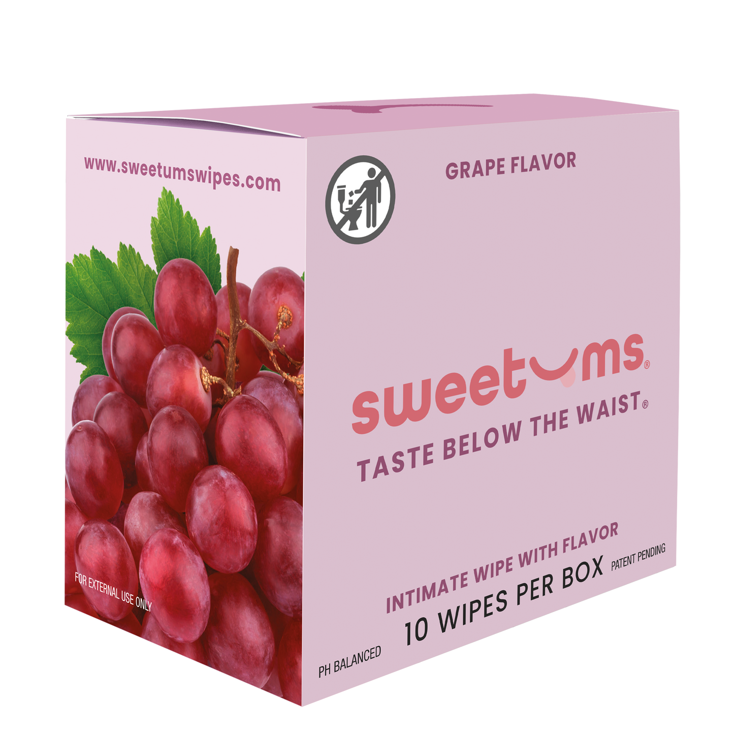 Grape Flavored Intimate Feminine Wipes