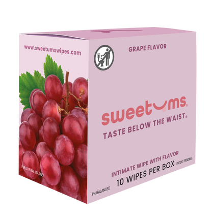 Grape Flavored Intimate Feminine Wipes