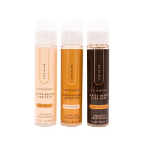 Set de regalo de lubricante a base de agua Dessert Trio