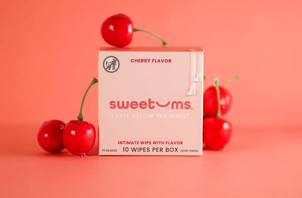 Cherry Flavored Intimate Feminine Wipes