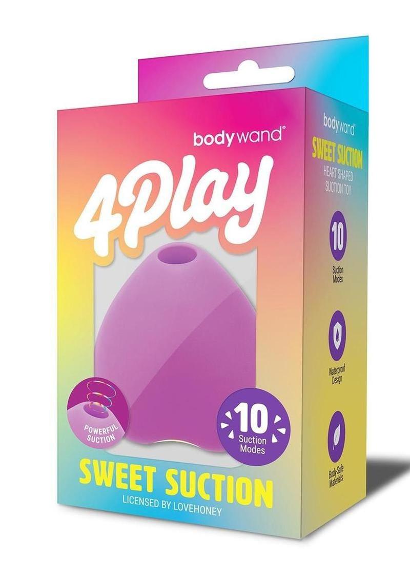 4Play Sweet Suction Rechargeable Clitoral Stimulator - Purple