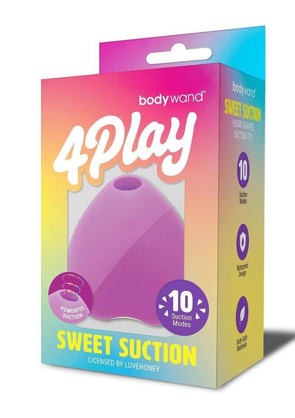 4Play Sweet Suction Rechargeable Clitoral Stimulator - Purple