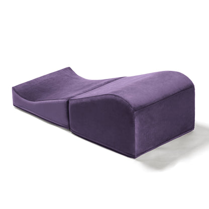 An aubergine Flip Ramp, Bedroom Furniture by Liberator against a white background.
