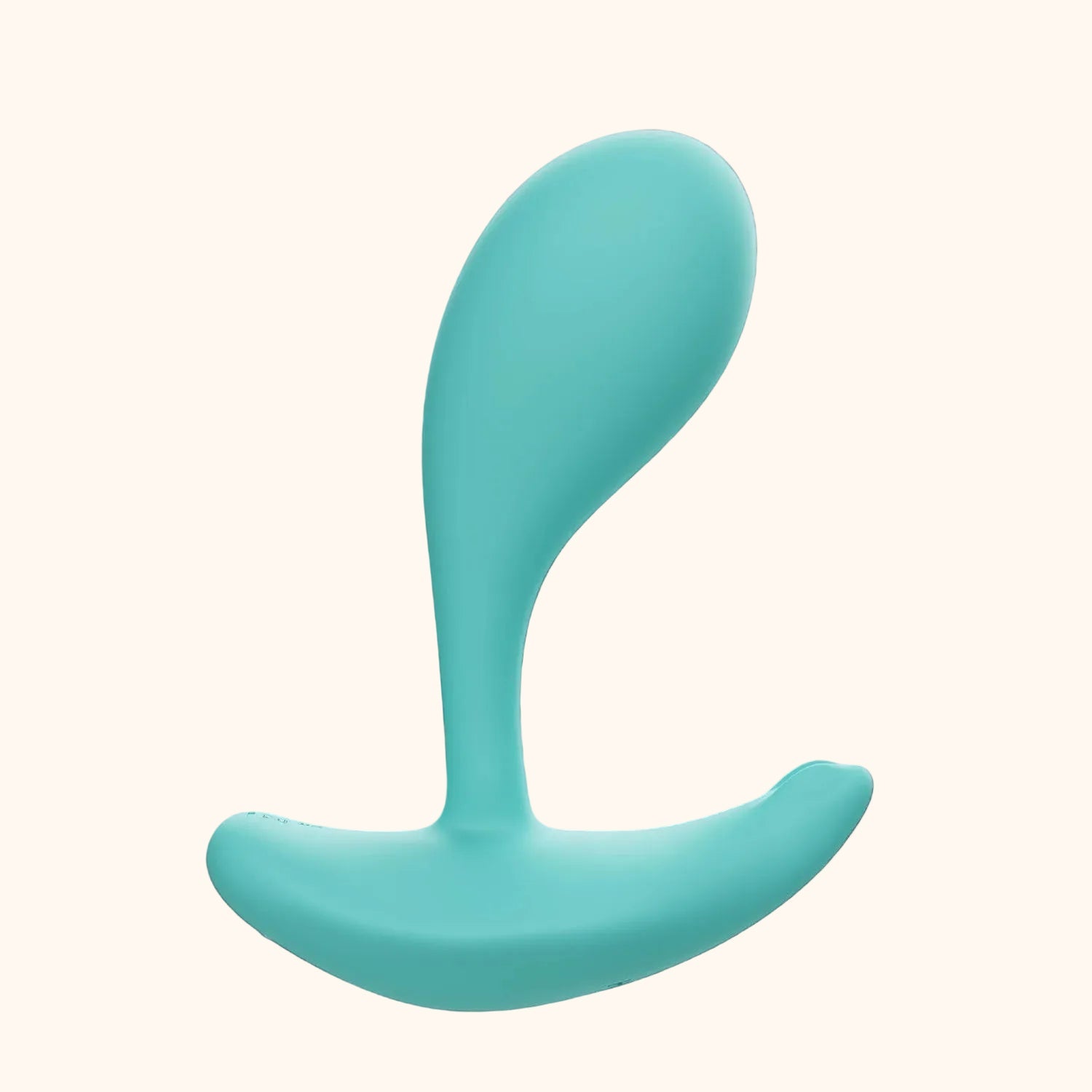 A light blue OLY 2 Pressure Sensing APP-enabled Wearable Clit & G Spot Vibrator against a white background.