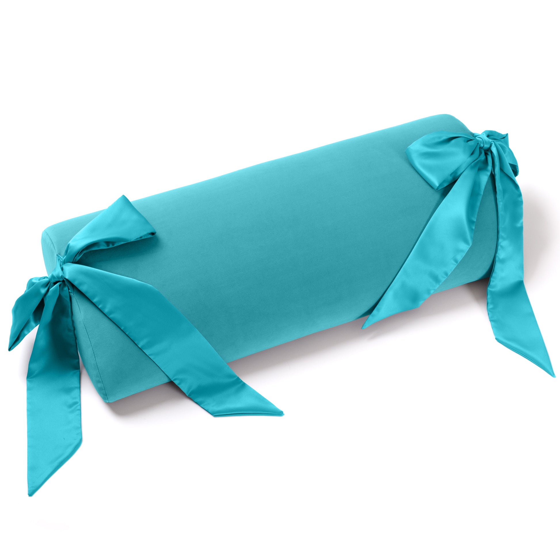 A blue Ravish Bondage Pillow, Bedroom Furniture by Liberator against a white background.