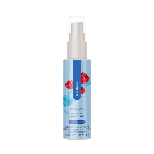 Sensaciones - Frambuesa Azul - Lubricante Calentamiento