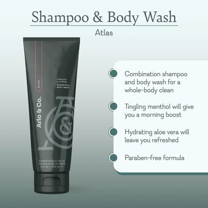 Clean - Shampoo & Body Wash Shower Gel - Atlas