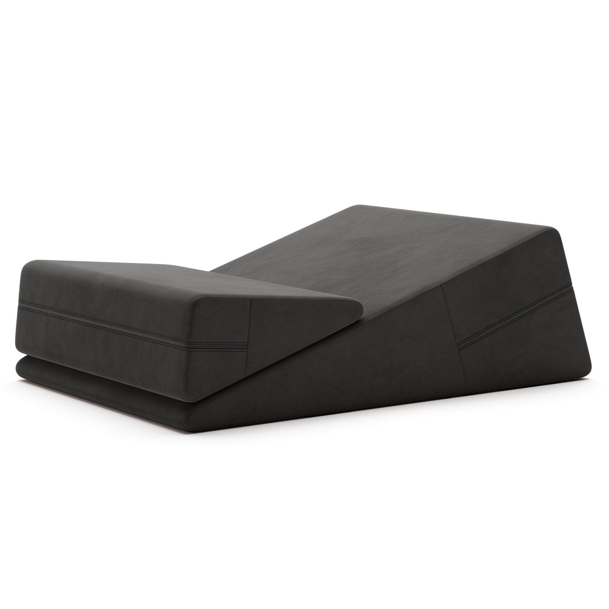 A black Wedge Ramp Combo, Bedroom Furniture by Liberator against a white background.