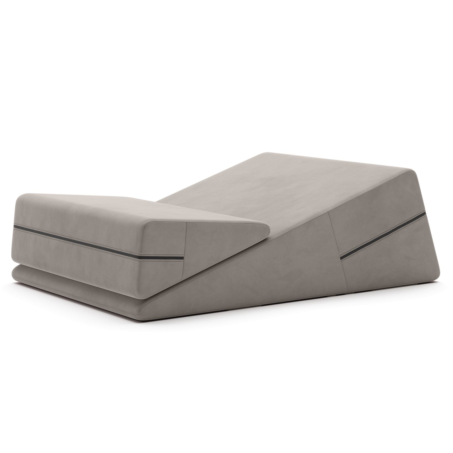 A grey Wedge Ramp Combo, Bedroom Furniture by Liberator against a white background.