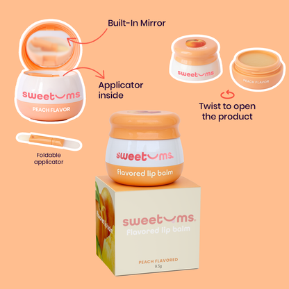 Peach Flavored Lip Balm