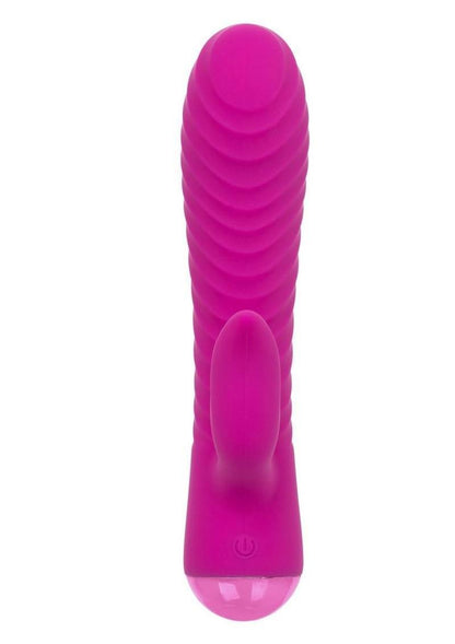 Extra Thicc Chubby Gyrating Rabbit Tickler - Pink