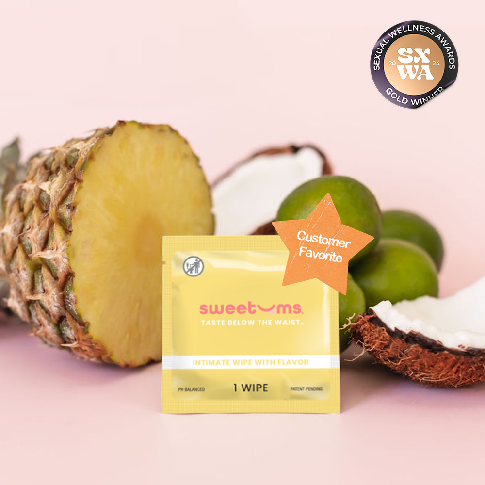 Pina Colada Flavored Intimate Feminine Wipes