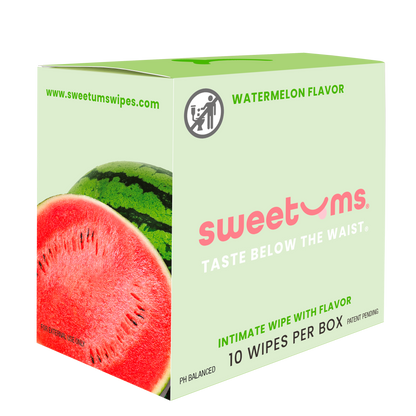 Watermelon Flavored Intimate Feminine Wipes