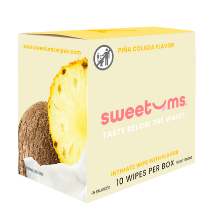 Pina Colada Flavored Intimate Feminine Wipes
