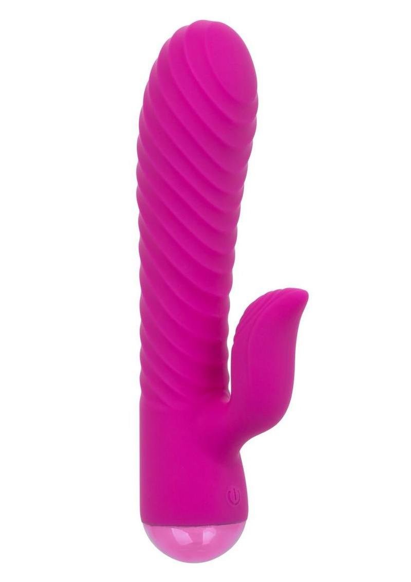 Extra Thicc Chubby Gyrating Rabbit Tickler - Pink