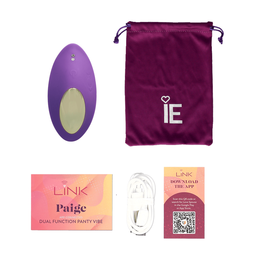 Paige App Connected Dual Function Panty Vibe with Air-pulse Clitoral Stimulation